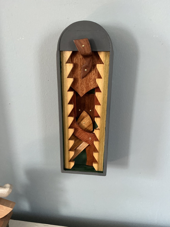 Slump WallHanging Mixed Wood