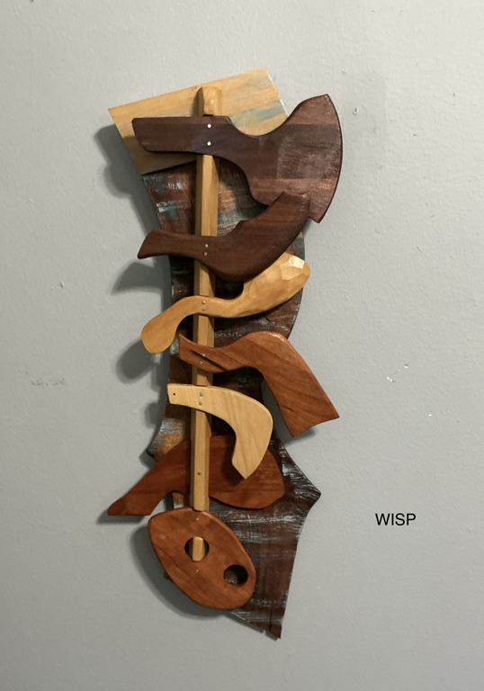 Wisp WallHanging Mixed Wood