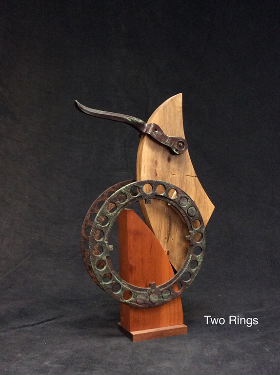 Two Rings TableTop Mixed Materials