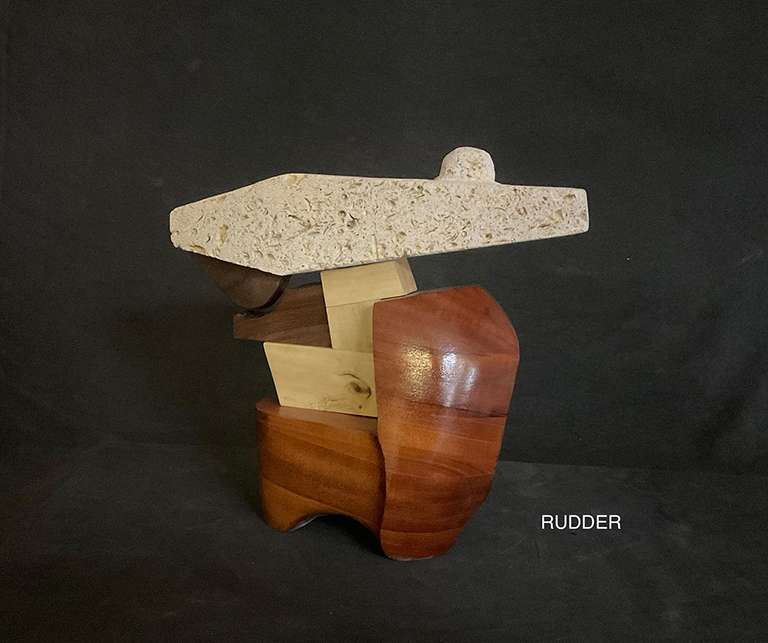 Rudder TableTop Cherry, Apple and Walnut Wood